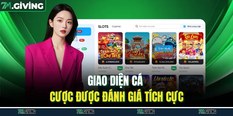 Giao diện cá cược được đánh giá tích cực