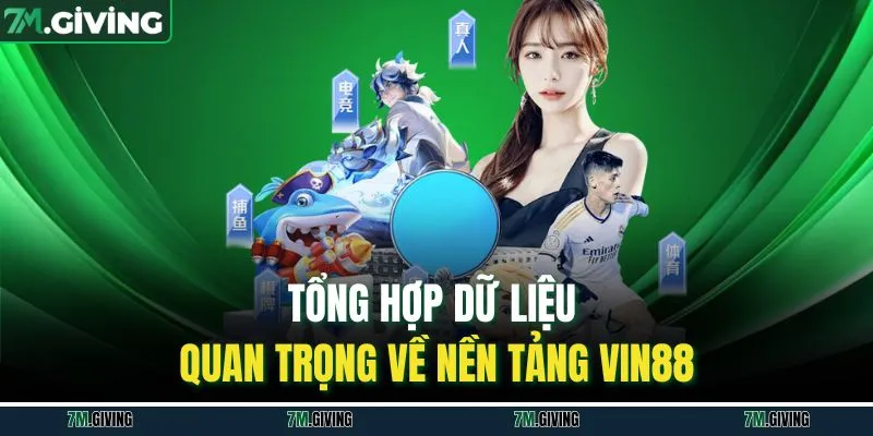 Tổng hợp dữ liệu quan trọng về nền tảng Vin88